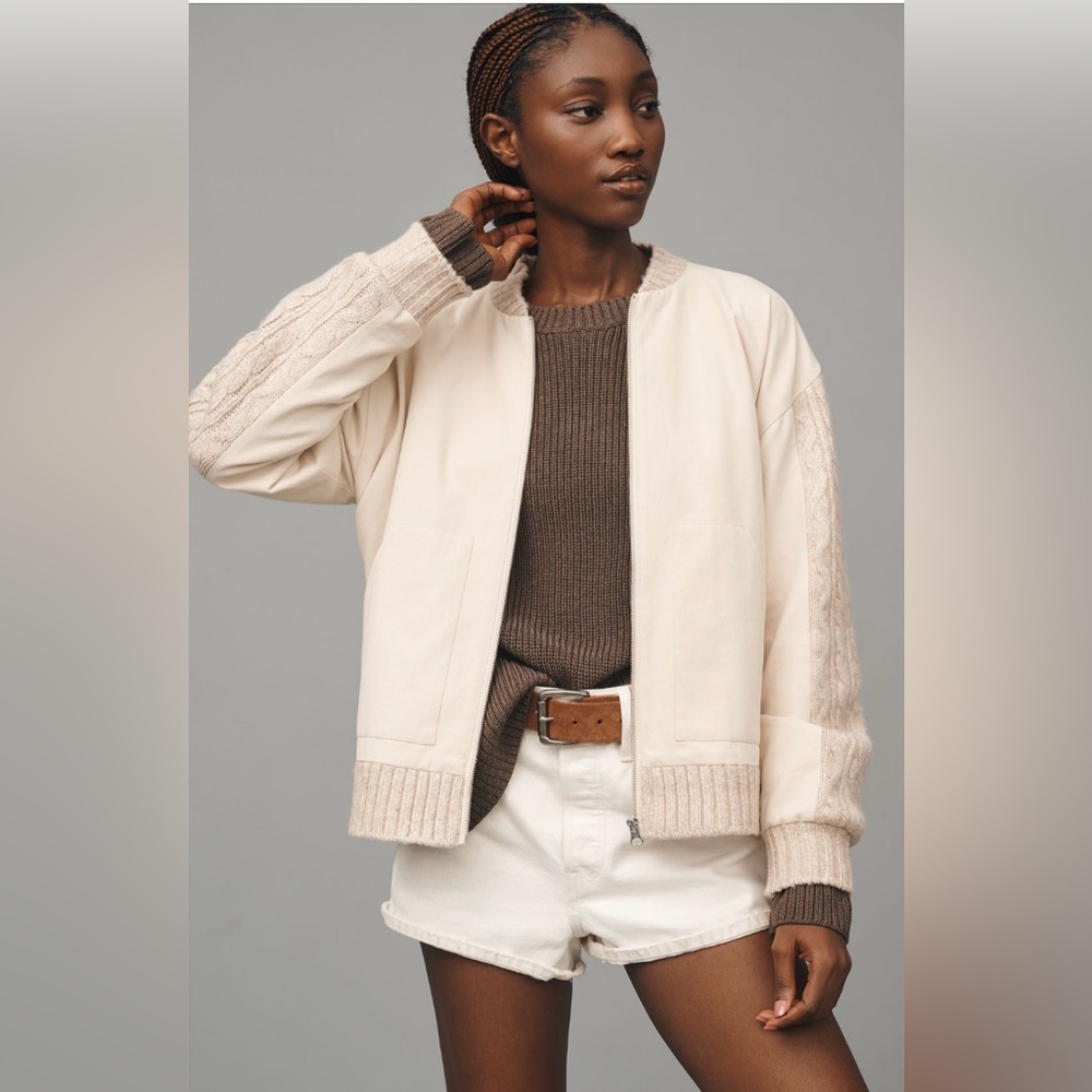 Central Park West Myles Cable-Knit
Cardigan Sweater -